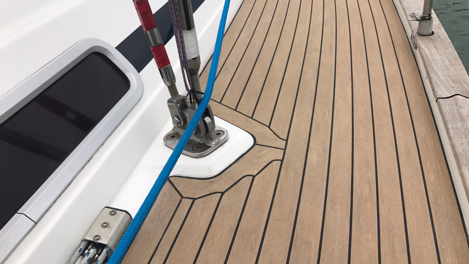 SYNTHETIC TEAK DECKING TEAK FLOORING EVODECKING FLOORING